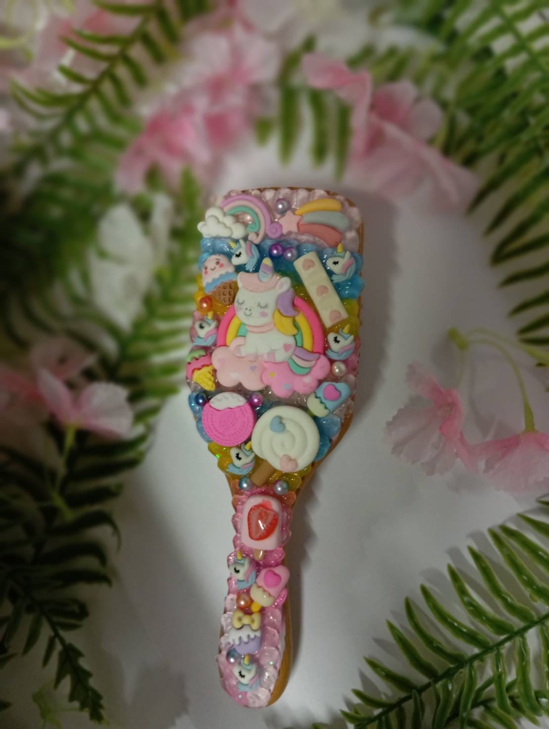 Personalisierte Haarbürste mit Creamglue