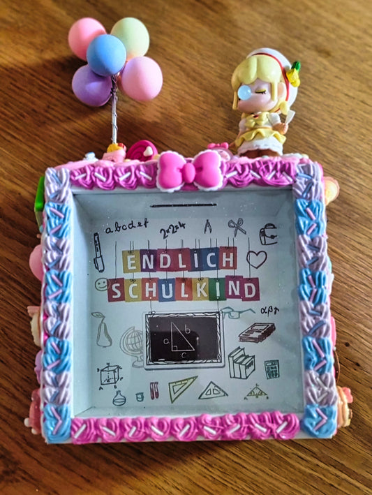 Personalisierte Spardose mit Creamglue